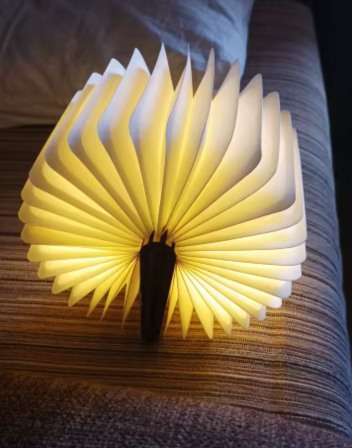 Luminária Livro Dobrável LED – Design Exclusivo
