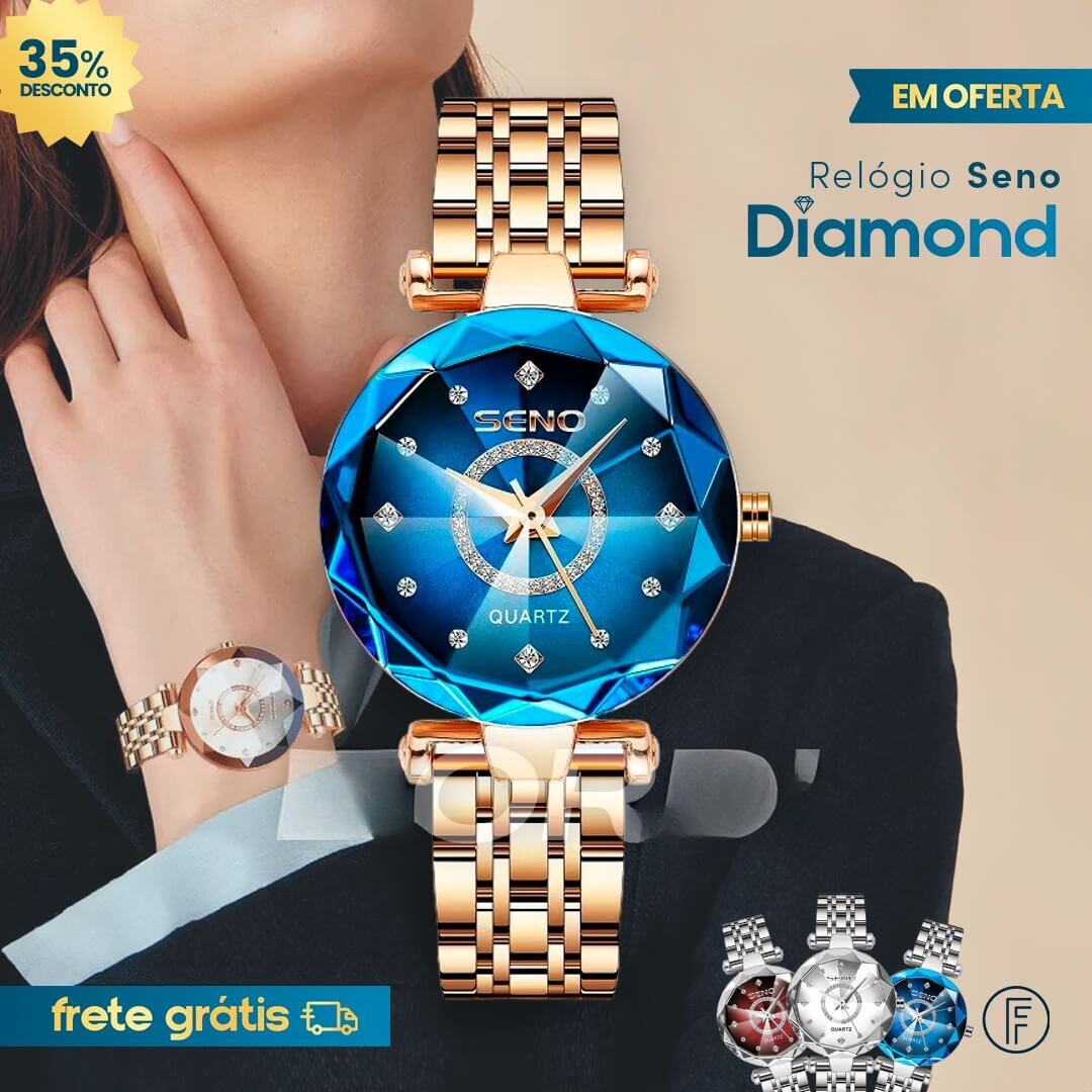 Relógio Seno Diamond Estelar™ - Liora Express