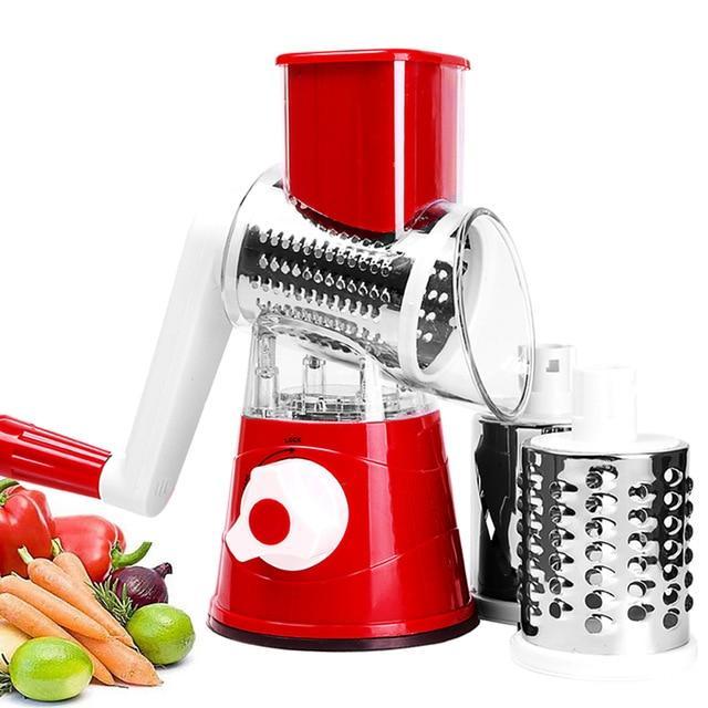 Fatiador de Frutas e Legumes 3 em 1 - Round Slicer - Liora Express